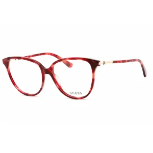 Guess Women's Eyeglasses - Full Rim Bordeaux/Other Rectangular Frame | GU2905 071