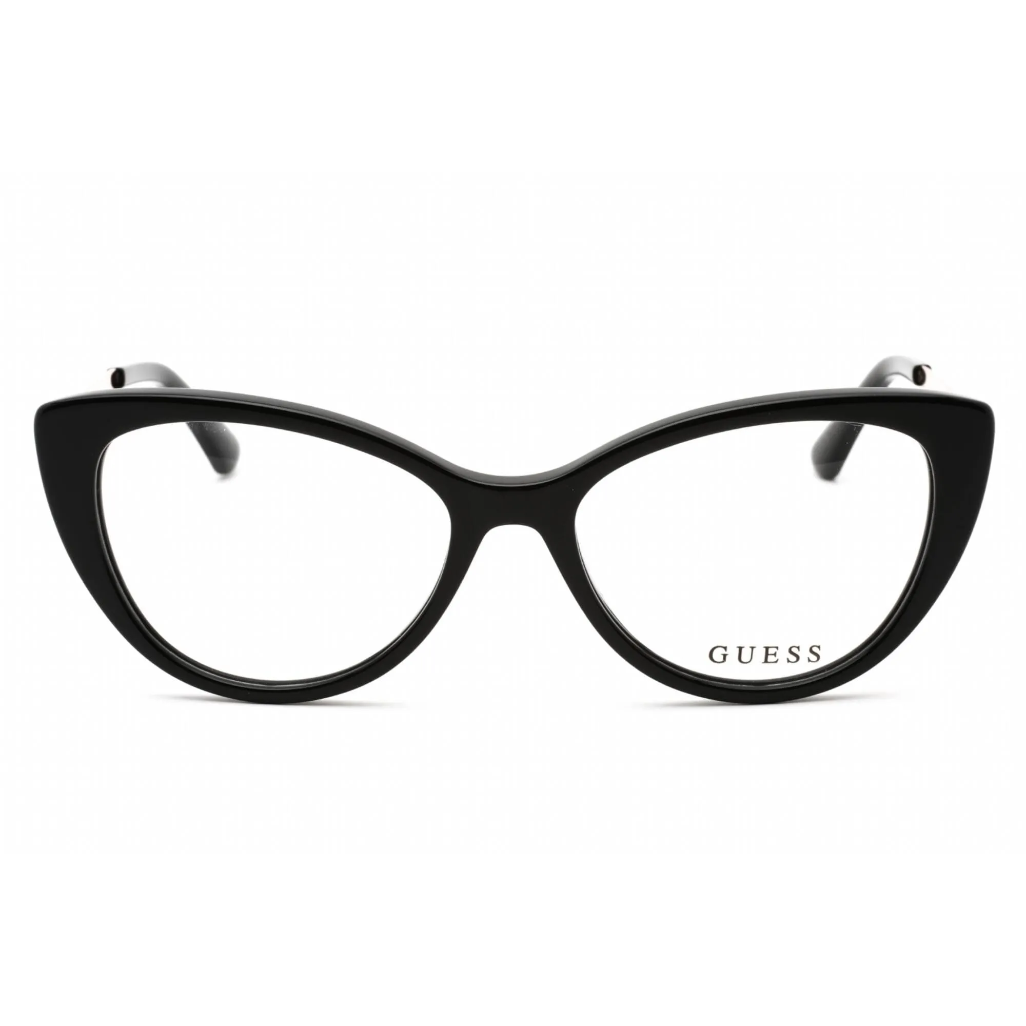 Guess Women's Eyeglasses - Full Rim Cat Eye Shiny Black Plastic Frame | GU2929 001