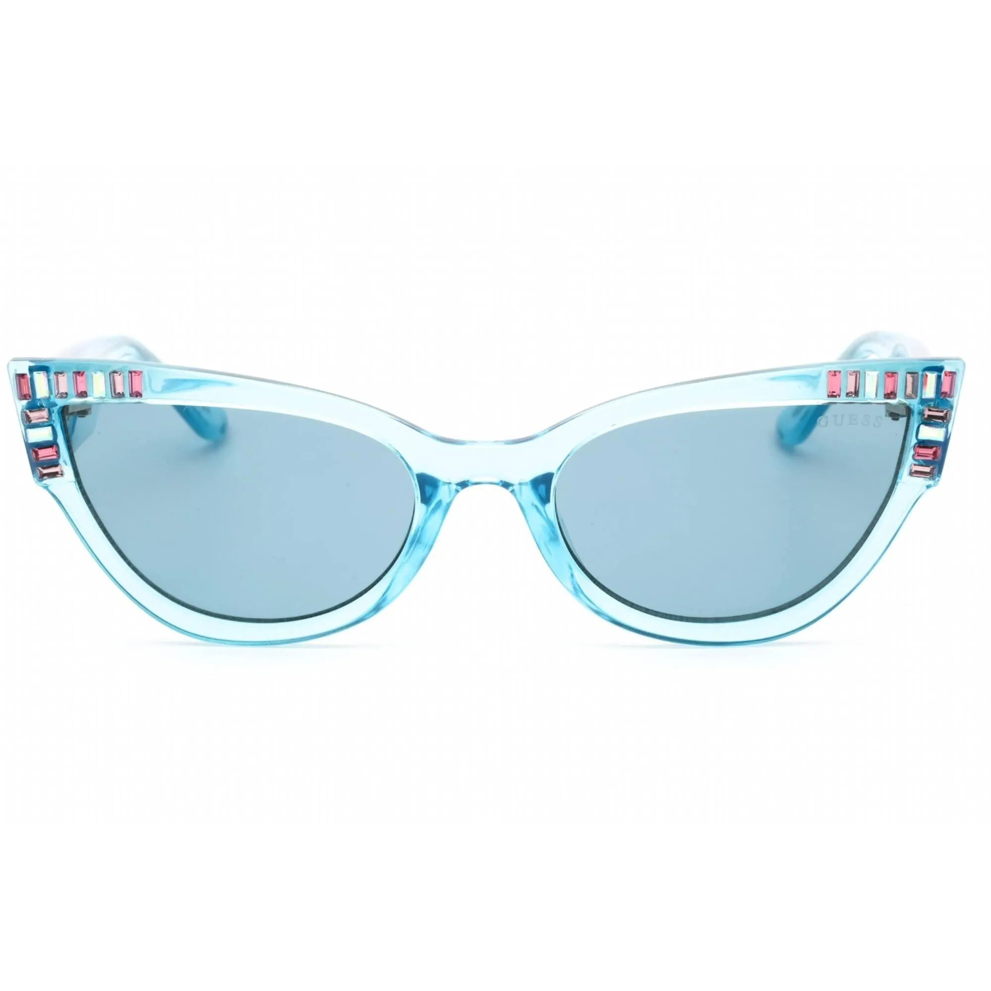 Guess Women's Sunglasses - Blue Lens Turquoise/Other Cat Eye Shape Frame | GU7901 89V
