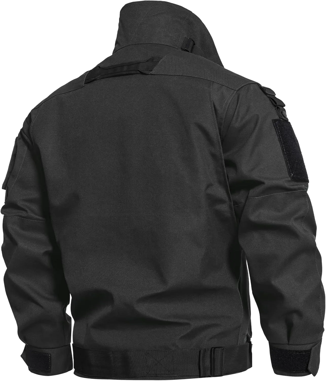 Hakjay Men's Military Jacket Outdoor Tactical Waterproof Jacket Army Jackets for Men with 9 Multi-Pockets Outwear Coat