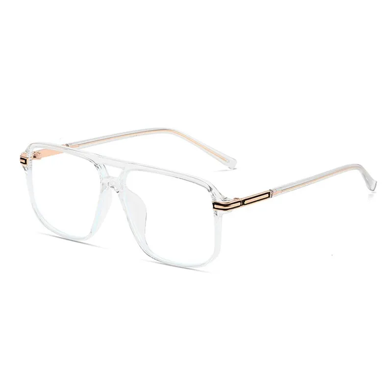 Handoer Unisex Full Rim Round Square Double Bridge Tr 90 Eyeglasses 260