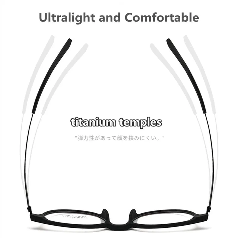 Handoer Unisex Full Rim Square Tr 90 Titanium Hyperopic Photochromic Reading Glasses  350 To  600 23091