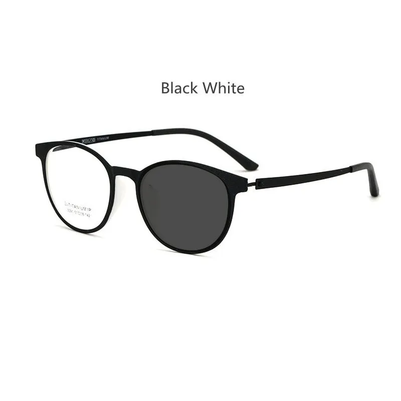 Handoer Unisex Full Rim Square Tr 90 Titanium Hyperopic Photochromic Reading Glasses  350 To  600 23091