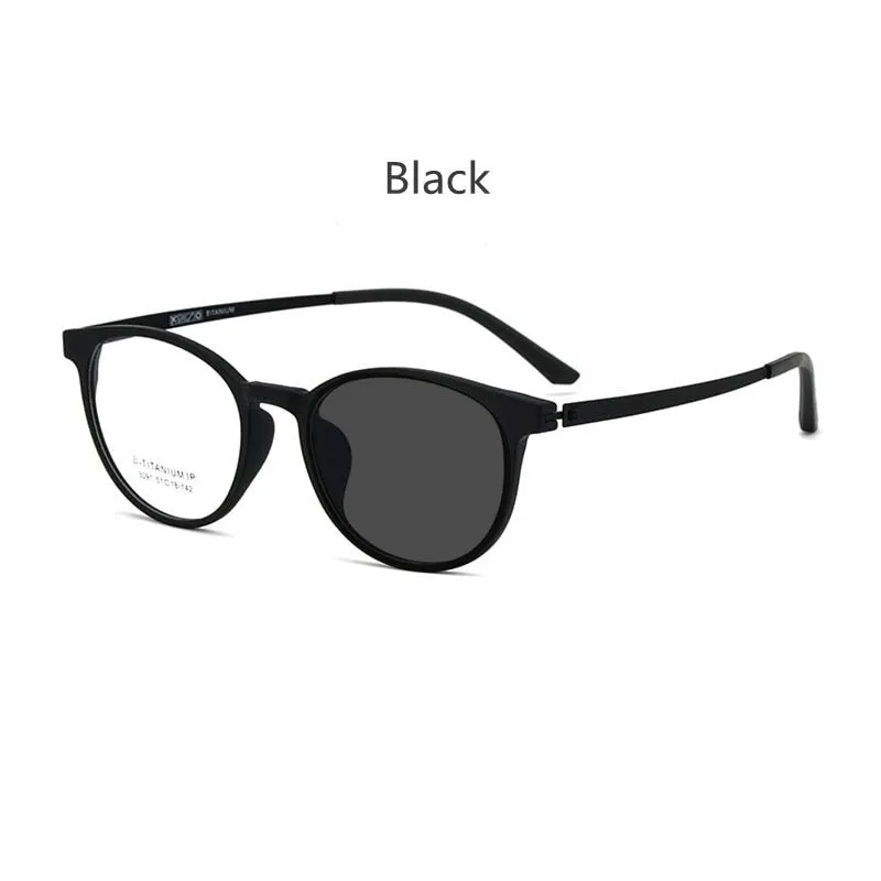 Handoer Unisex Full Rim Square Tr 90 Titanium Hyperopic Photochromic Reading Glasses  350 To  600 23091