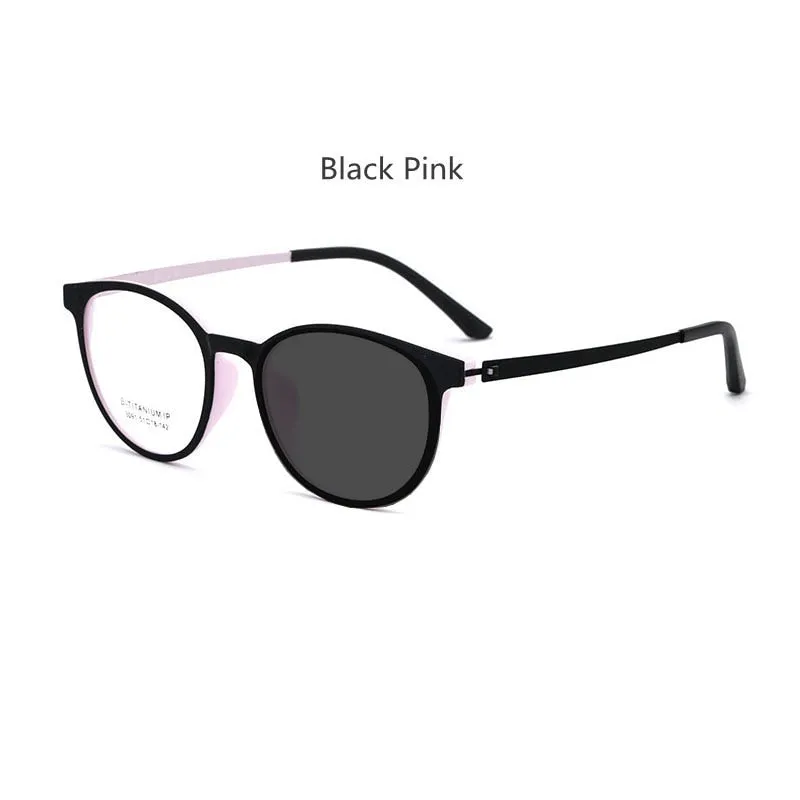 Handoer Unisex Full Rim Square Tr 90 Titanium Hyperopic Photochromic Reading Glasses  350 To  600 23091