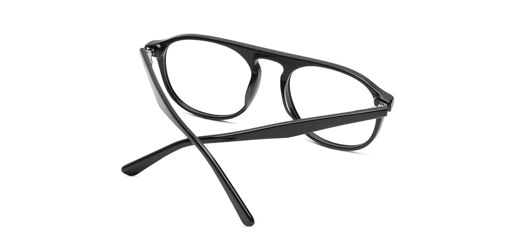 Happster Sun On Unisex Eyeglasses Full_frame Pilot Large 52 Acetate SM SW2323