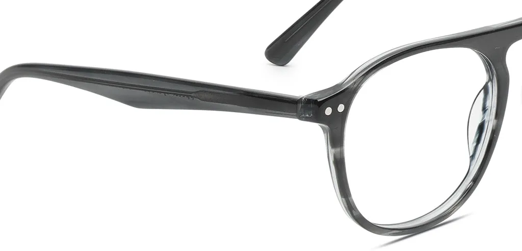 Happster Sun On Unisex Eyeglasses Full_frame Pilot Large 52 Acetate SM SW2323