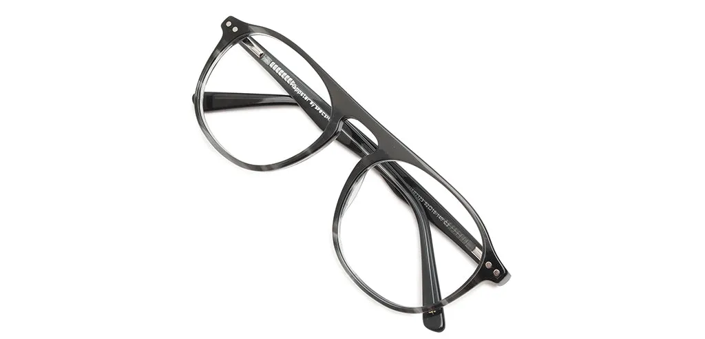 Happster Sun On Unisex Eyeglasses Full_frame Pilot Large 52 Acetate SM SW2323