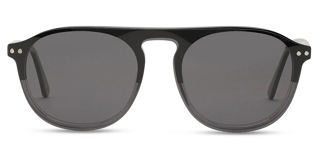 Happster Sun On Unisex Eyeglasses Full_frame Pilot Large 52 Acetate SM SW2323
