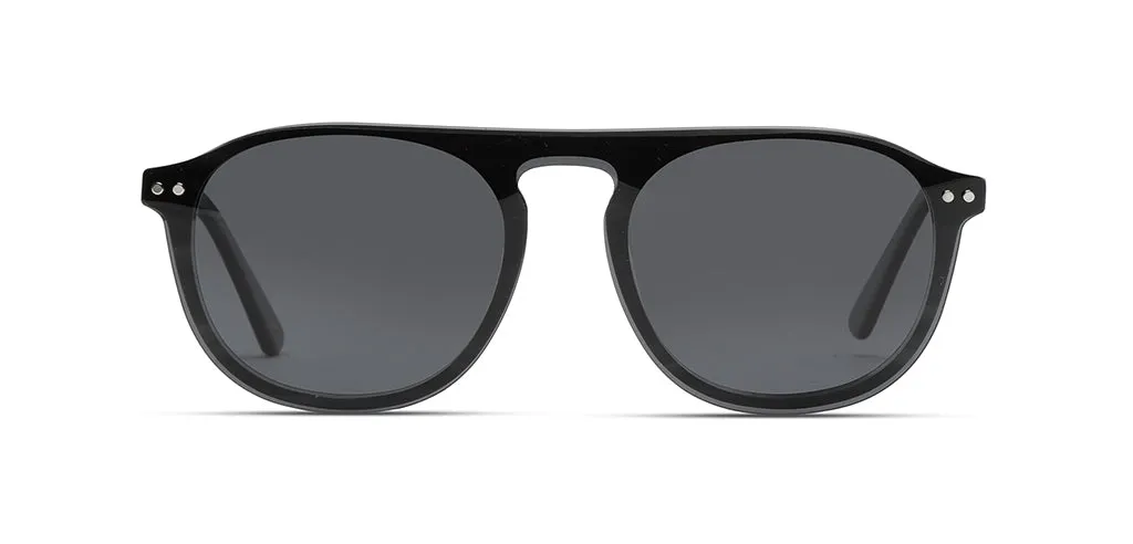 Happster Sun On Unisex Eyeglasses Full_frame Pilot Large 52 Acetate SM SW2323