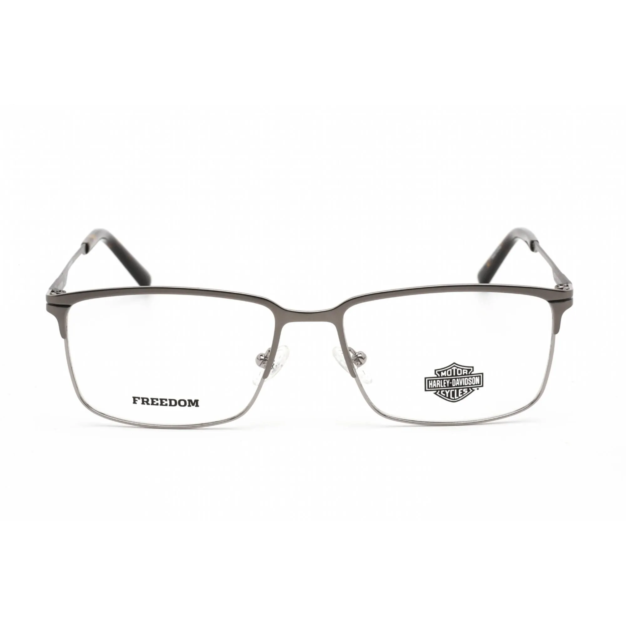 Harley Davidson Unisex Eyeglasses - Clear Lens Matte Gunmetal Frame | HD9016 009