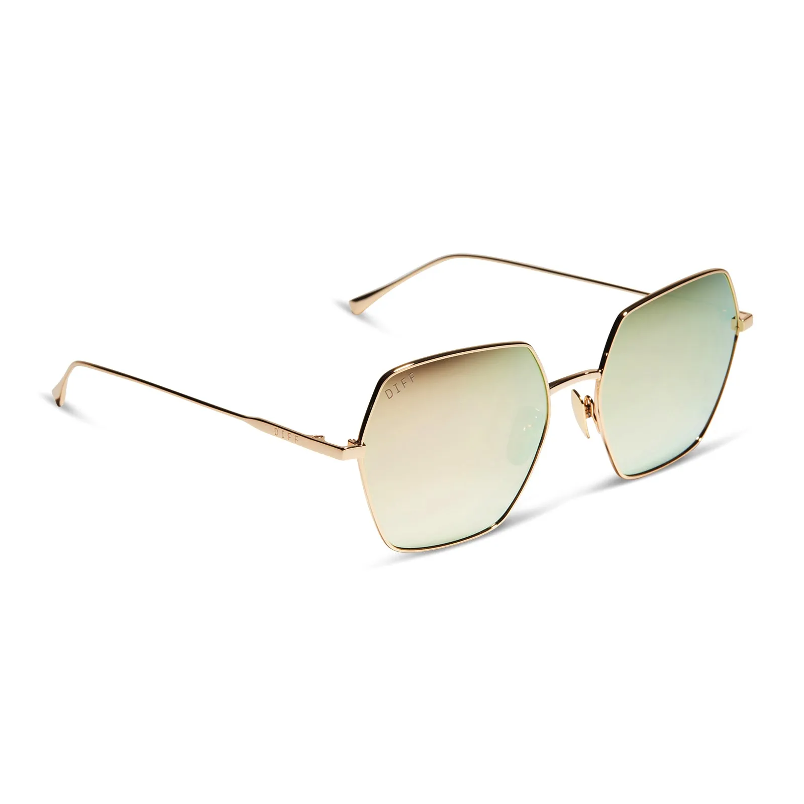 HARLOWE - GOLD   TAUPE FLASH SUNGLASSES