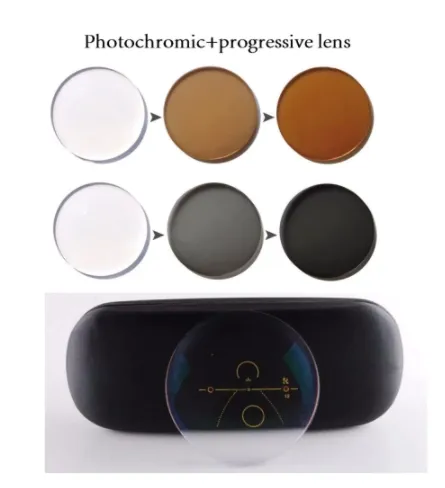 Hdcrafter Aspheric Anti Blue Single Vision Photochromic Polycarbonate Lenses