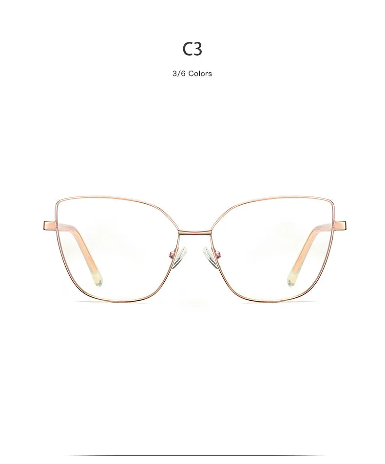 Hdcrafter Women's Full Rim Cat Eye Titanium Frame Eyeglasses 3002