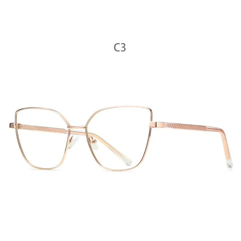 Hdcrafter Women's Full Rim Cat Eye Titanium Frame Eyeglasses 3002