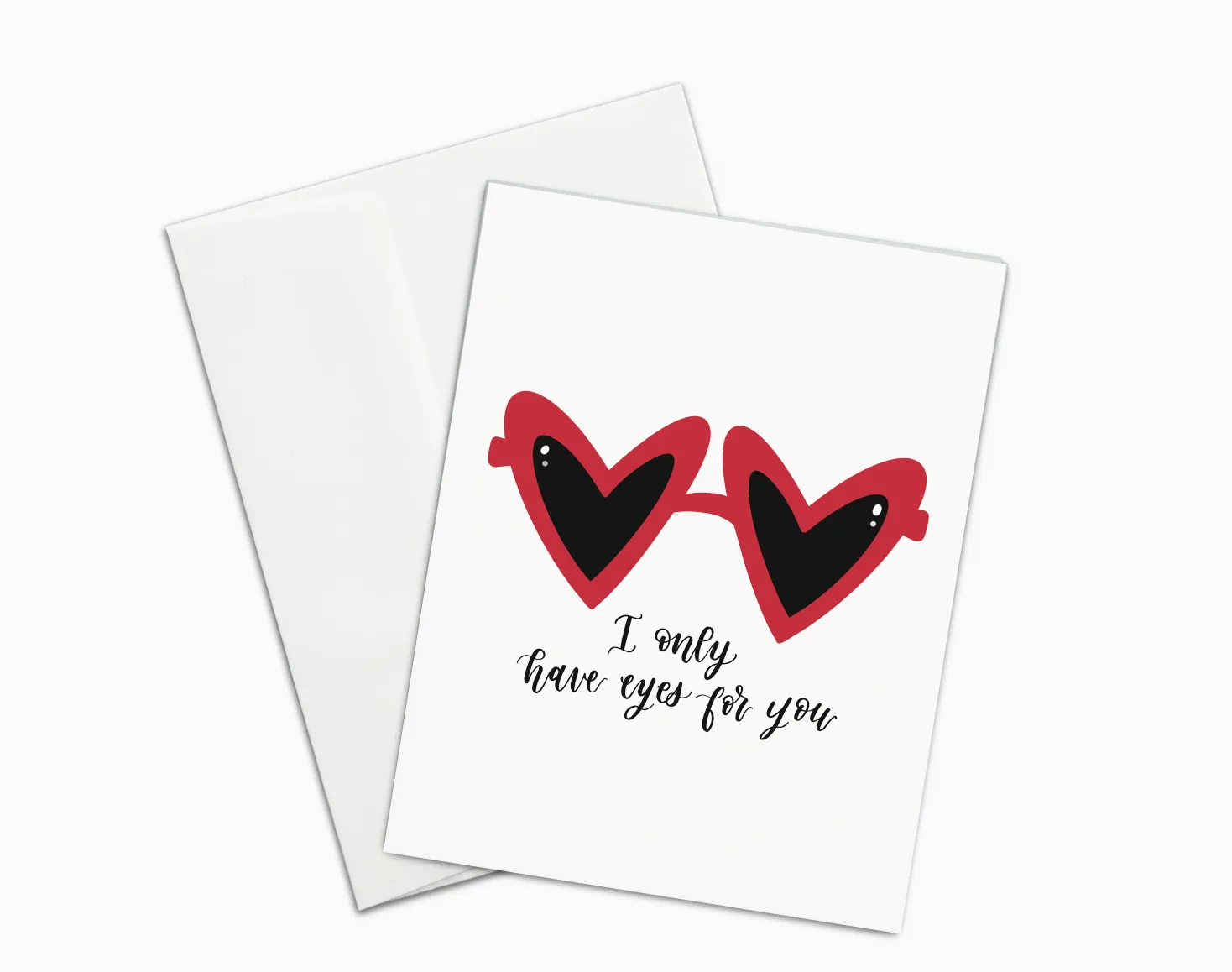 Heart Eyes Sunglasses Card for Valentine's Day