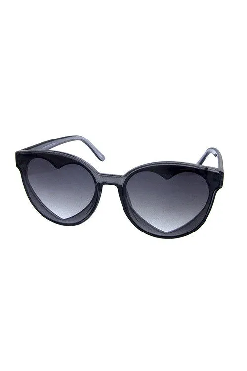 Heart Inner Lens Cutout Sunglasses