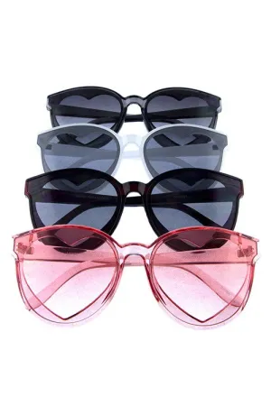 Heart Inner Lens Cutout Sunglasses