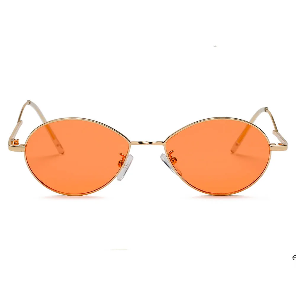 HICKORY | Small Retro Vintage Metal Round Sunglasses
