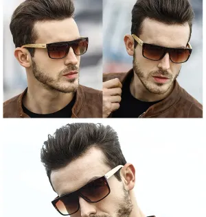 High Quality Wood Sunglasses Men Polarized UV400