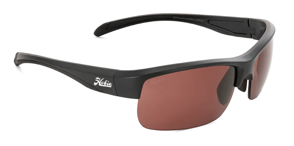 Hobie Eyewear Eddy Float Satin Black Frame With Polarized Copper Lens