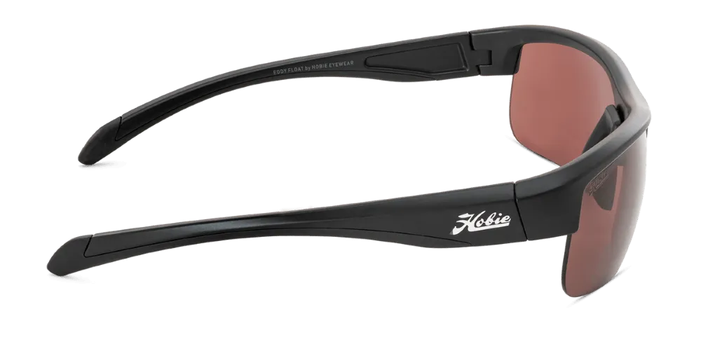 Hobie Eyewear Eddy Float Satin Black Frame With Polarized Copper Lens