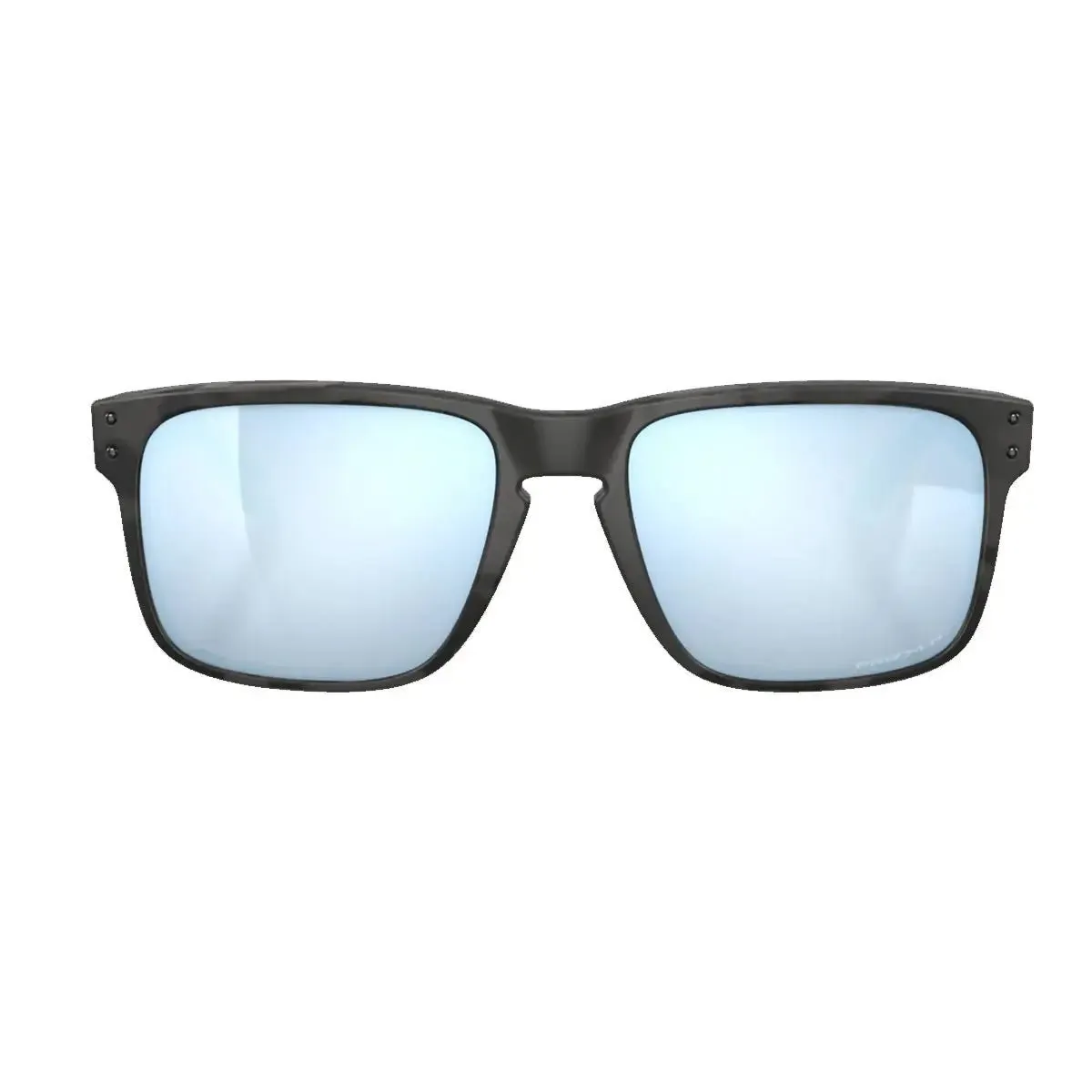 Holbrook Matte Black Camo - Deep Water Polarized Lenses