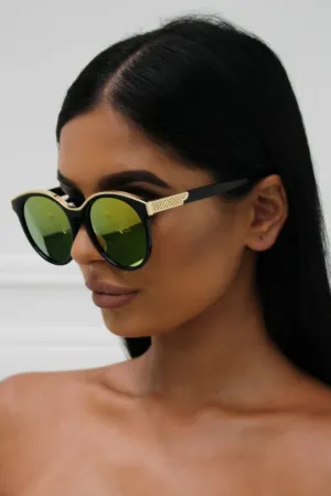 Honey Couture KRIS Reflective Sunglasses