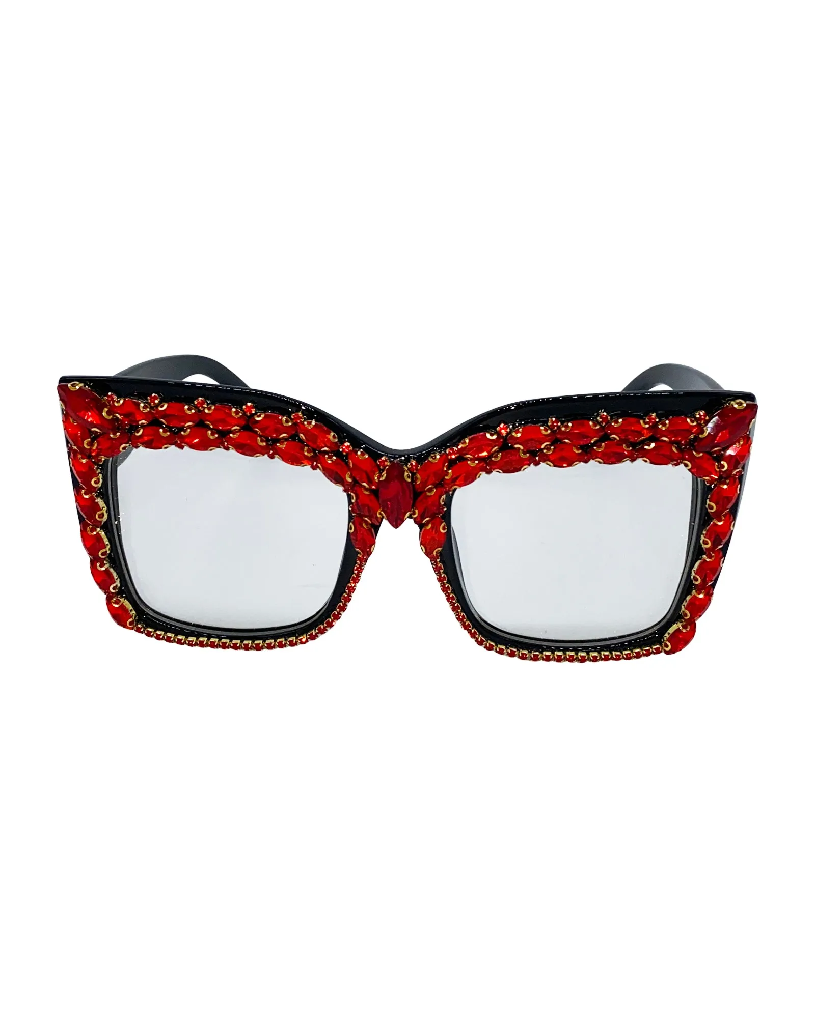 Hot 4 Teacher Bling Funglasses - Red