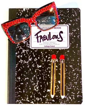Hot 4 Teacher Bling Funglasses - Red
