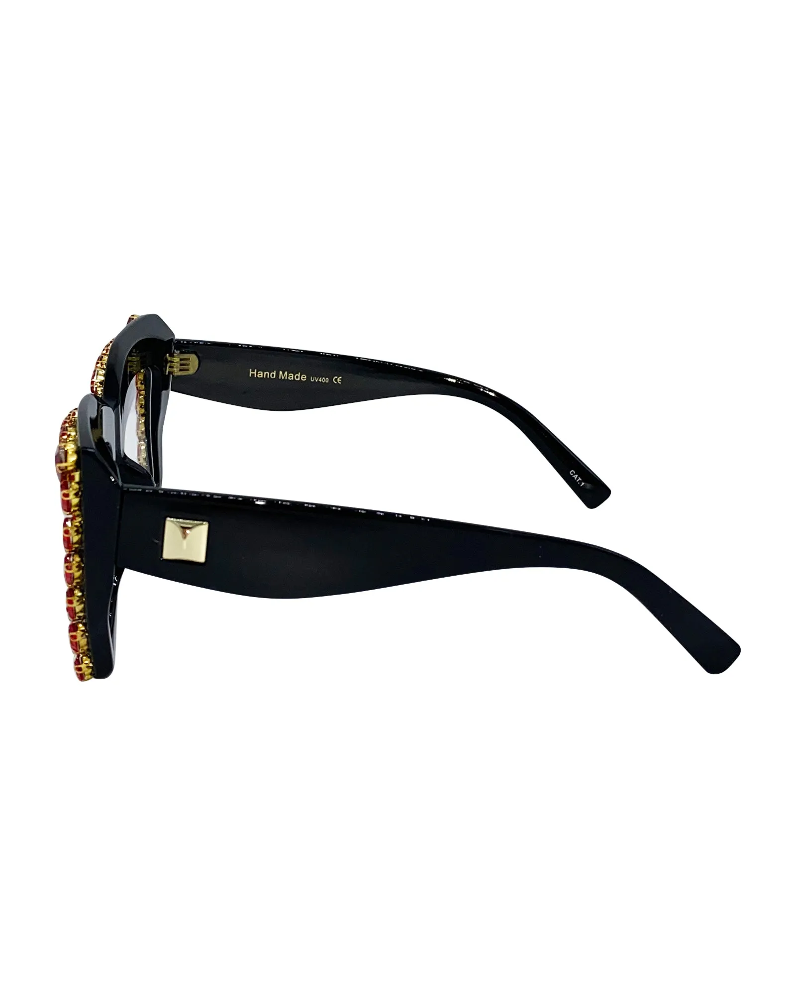 Hot 4 Teacher Bling Funglasses - Red