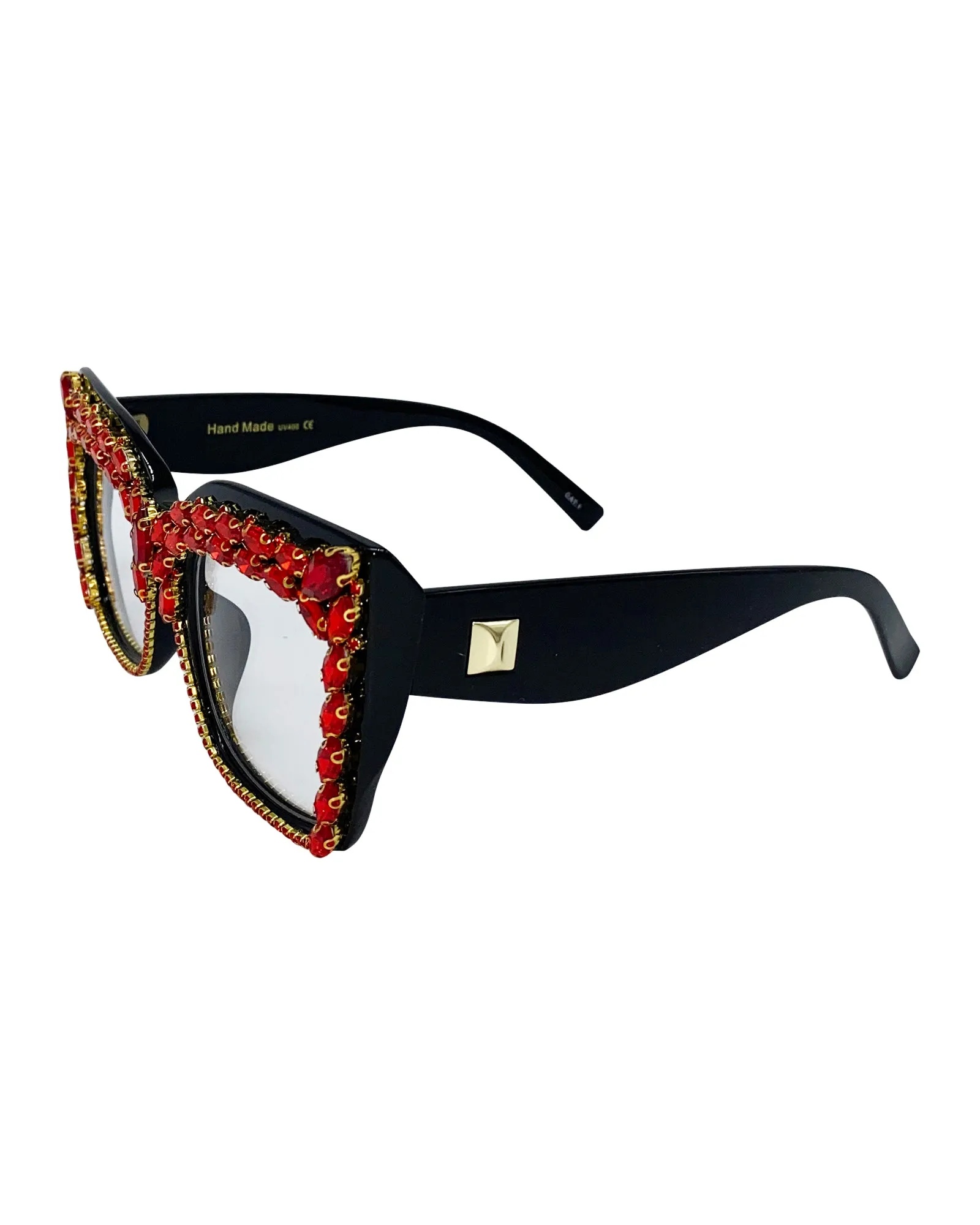 Hot 4 Teacher Bling Funglasses - Red