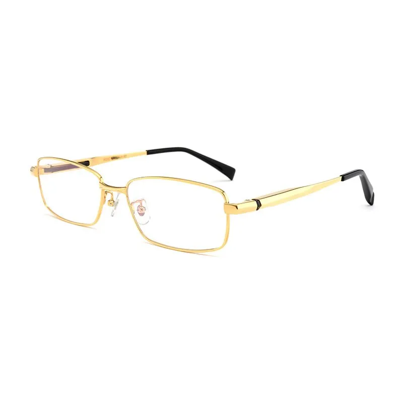Hotochki Men's Full/Semi Rim Titanium Frame Progressive Reading Glasses 81133