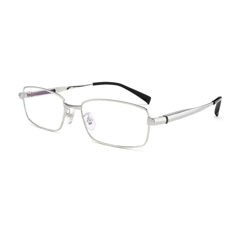 Hotochki Men's Full/Semi Rim Titanium Frame Progressive Reading Glasses 81133