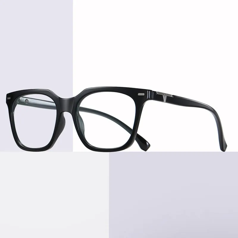 Hotochki Unisex Full Rim Big Square Tr 90 Eyeglasses St6915