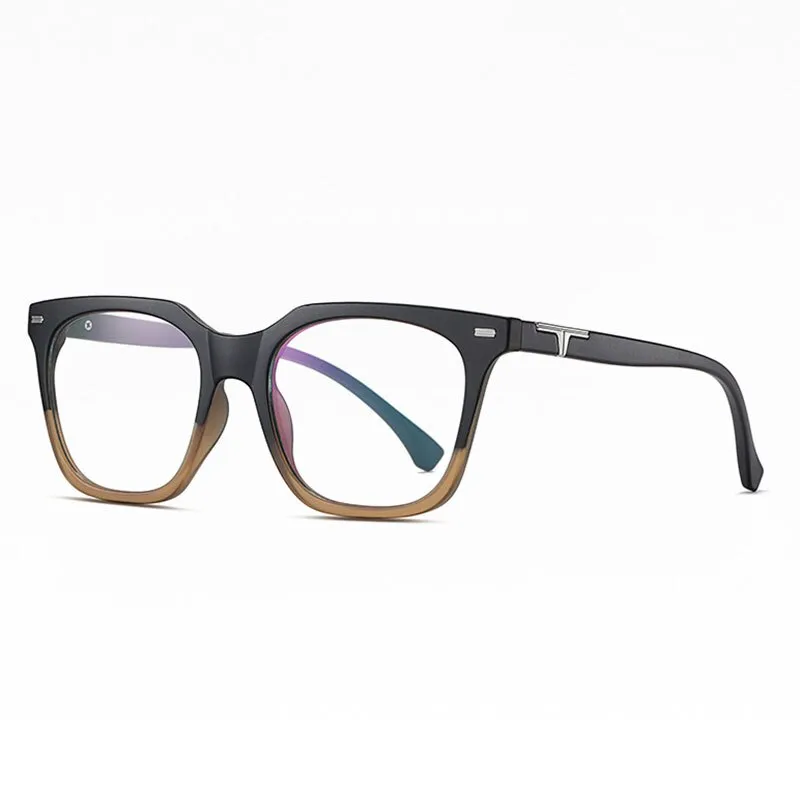 Hotochki Unisex Full Rim Big Square Tr 90 Eyeglasses St6915