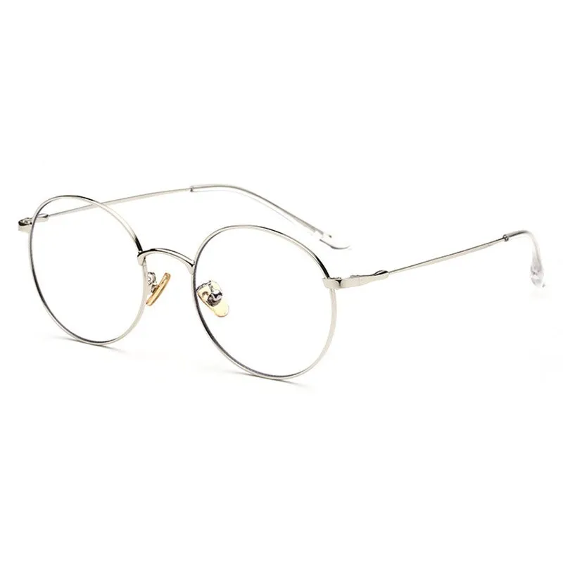 Hotochki Unisex Full Rim Round Alloy Frame Eyeglasses 77507