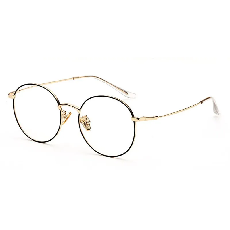 Hotochki Unisex Full Rim Round Alloy Frame Eyeglasses 77507