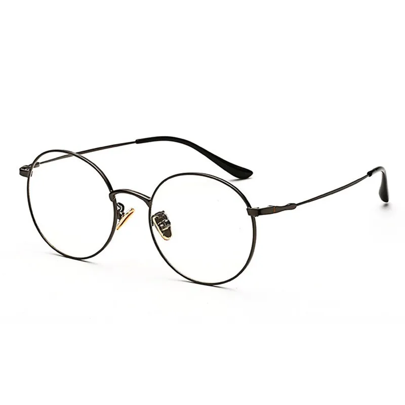 Hotochki Unisex Full Rim Round Alloy Frame Eyeglasses 77507