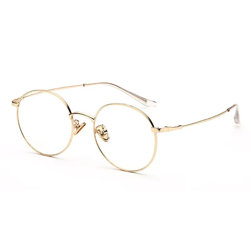 Hotochki Unisex Full Rim Round Alloy Frame Eyeglasses 77507