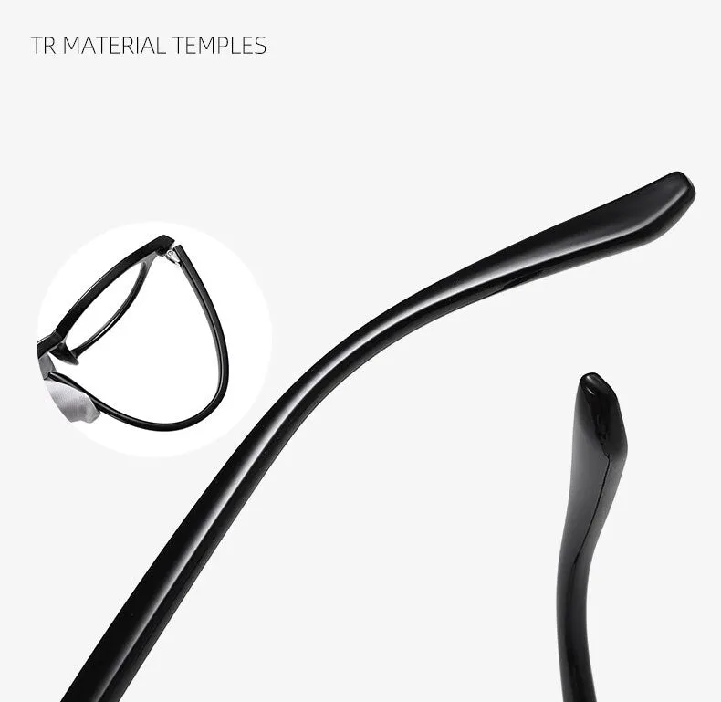Hotochki Unisex Full Rim Round TR-90 Resin Frame Eyeglasses 2318