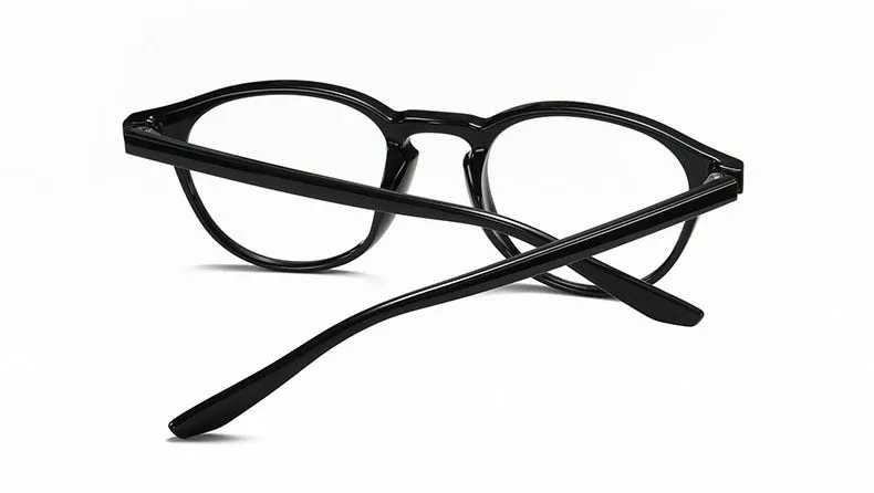 Hotochki Unisex Full Rim Round TR-90 Resin Frame Eyeglasses 2318