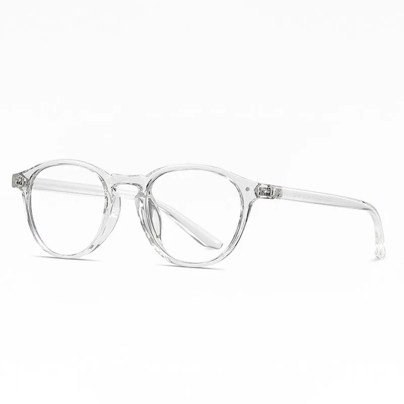 Hotochki Unisex Full Rim Round TR-90 Resin Frame Eyeglasses 2318