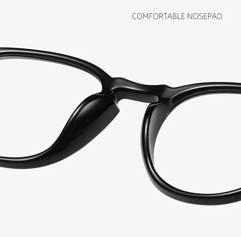 Hotochki Unisex Full Rim Round TR-90 Resin Frame Eyeglasses 2318