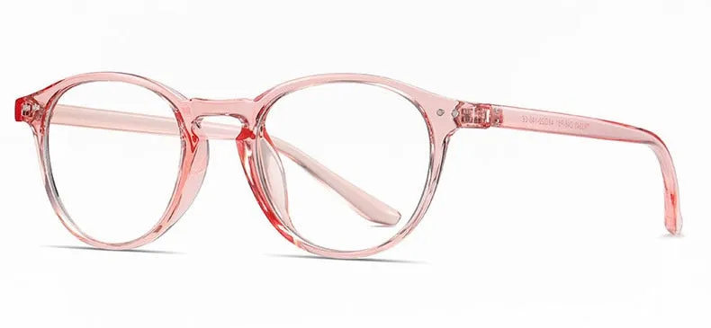 Hotochki Unisex Full Rim Round TR-90 Resin Frame Eyeglasses 2318