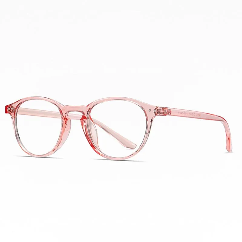 Hotochki Unisex Full Rim Round TR-90 Resin Frame Eyeglasses 2318