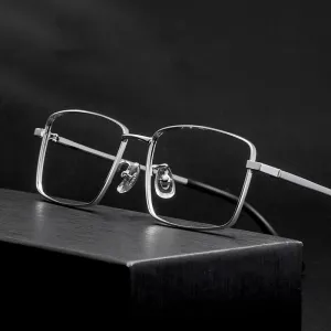 Hotochki Unisex Full Rim Square Titanium Eyeglasses N80012n