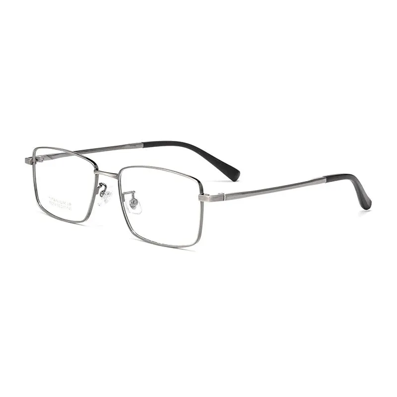 Hotochki Unisex Full Rim Square Titanium Eyeglasses N80012n