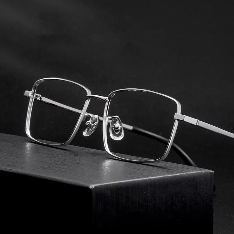 Hotochki Unisex Full Rim Square Titanium Eyeglasses N80012n