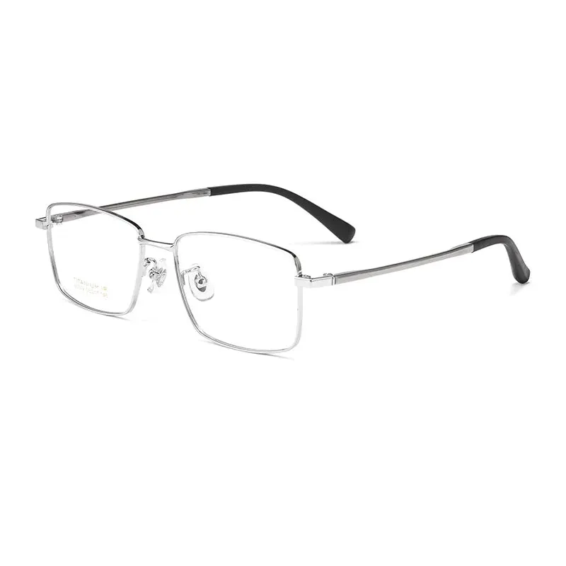 Hotochki Unisex Full Rim Square Titanium Eyeglasses N80012n